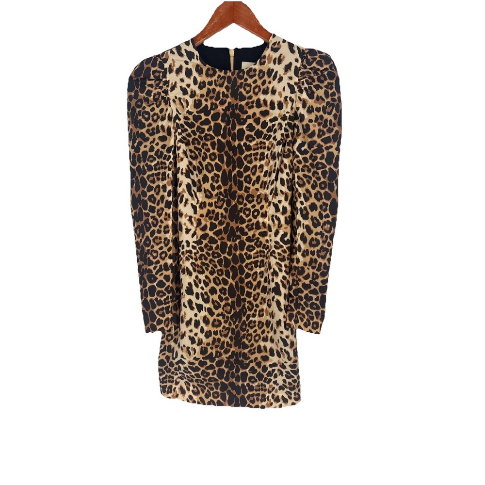 Tuckernuck  X India Hicks Womens Leopard Domino Mini Dress XXS Mob Wife Revenge